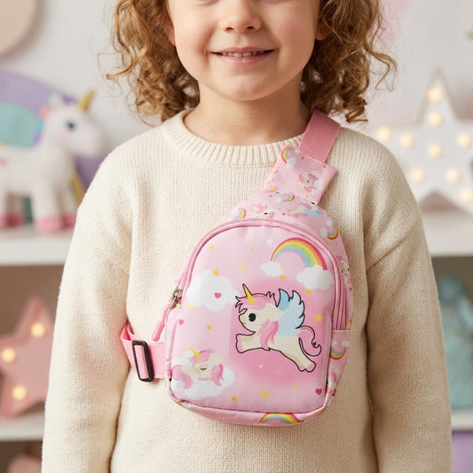 Unicorn Pink Crossbody Bag (Model 2)
