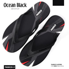Parrot Ocean Black Flipflop