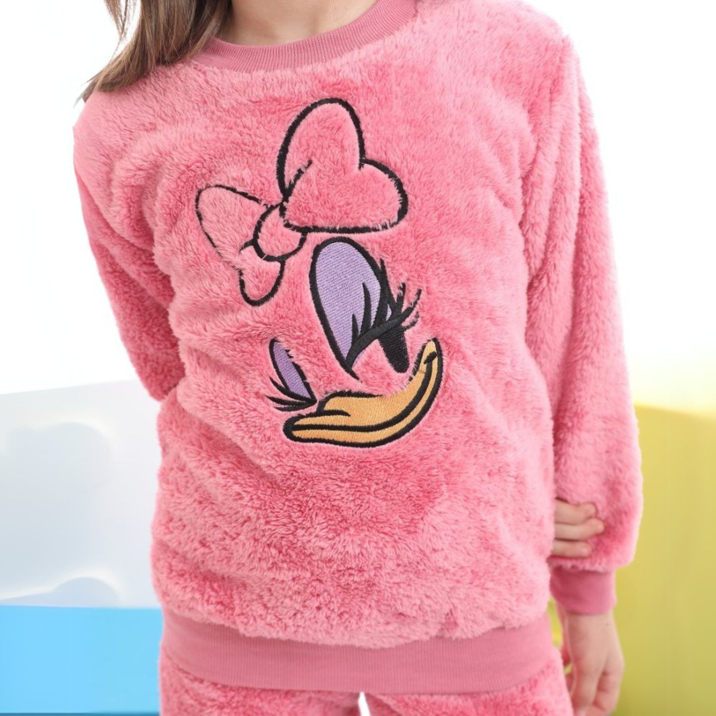 Daisy Duck Pink Fleece Pyjama Set