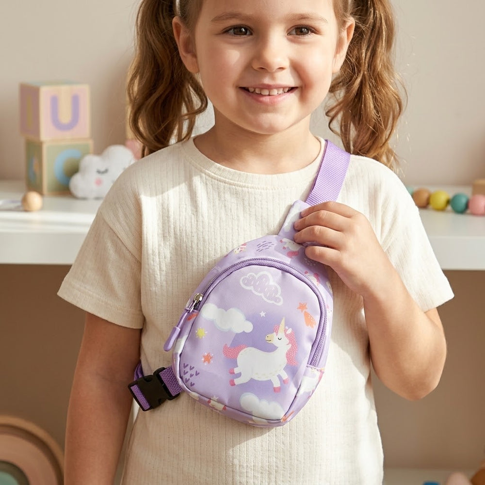 Unicorn Purple Crossbody Bag