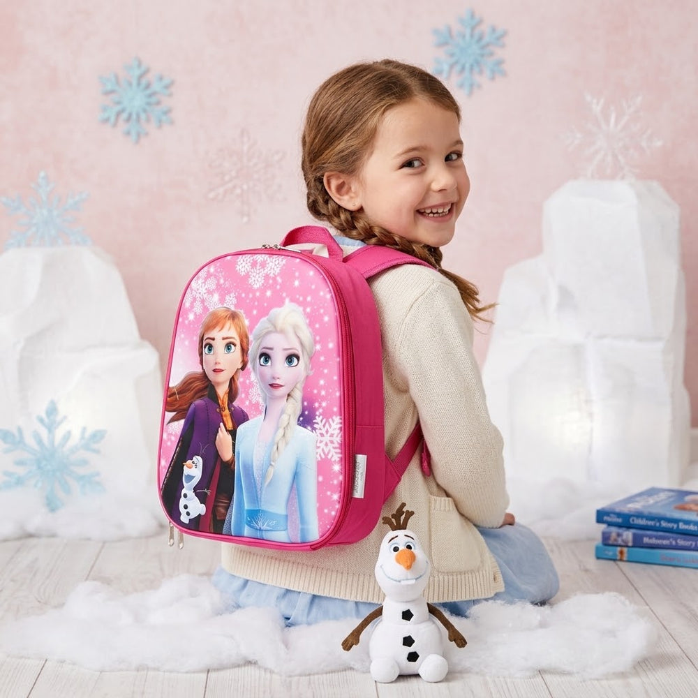 Frozen Elsa And Anna Acrylic Small Backpack