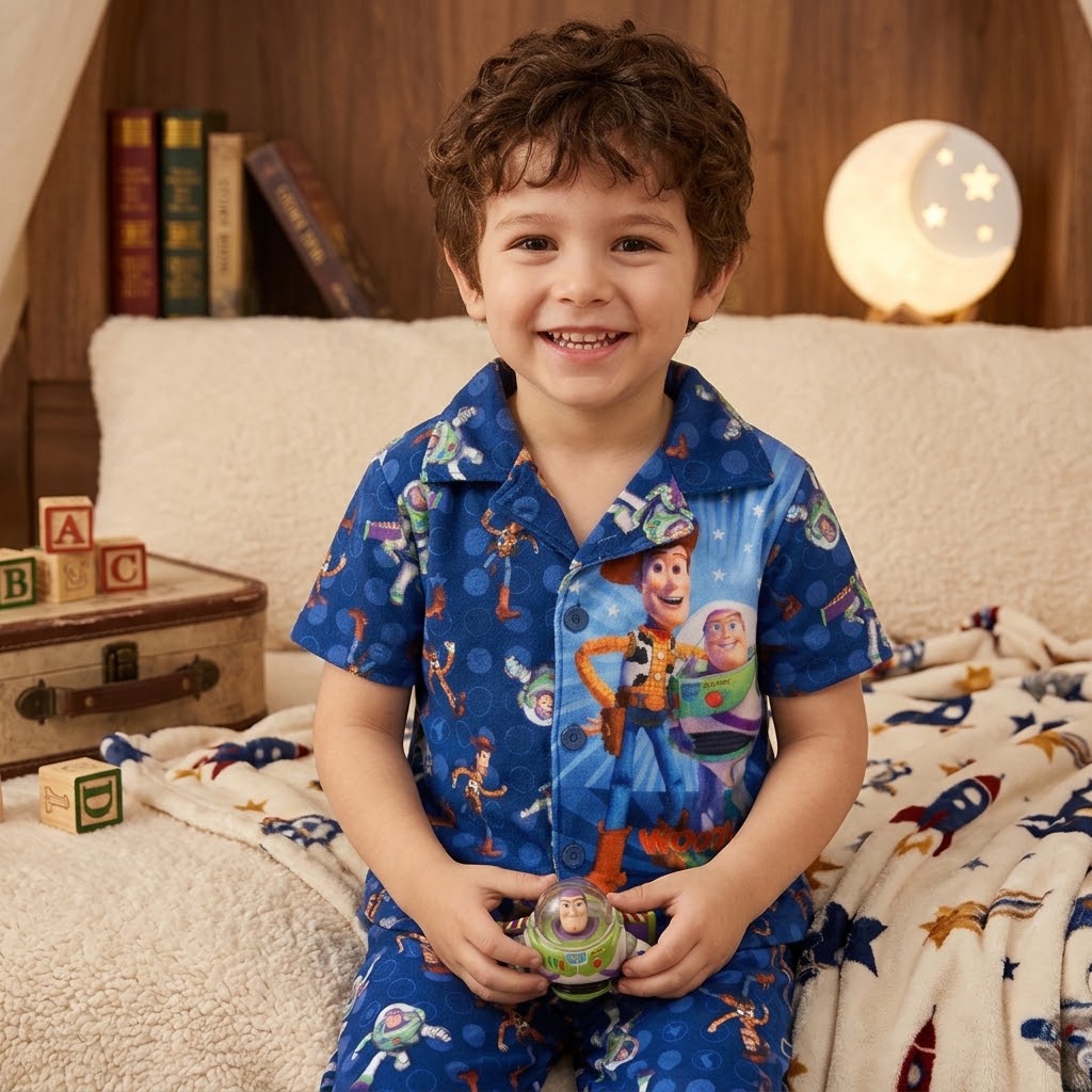 Toy Story Navy Fleece Pyjama Set