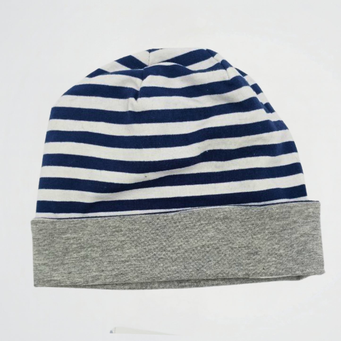 Striped Blue/White Fleece Ice Cap