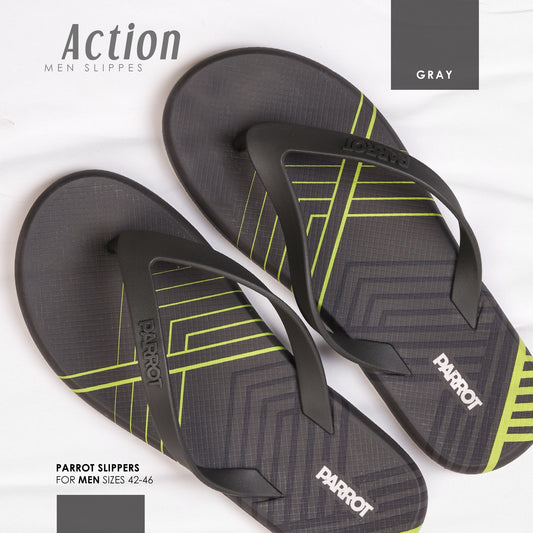 Parrot Action Grey Flipflop
