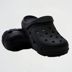 AiryWalk Black Clogs