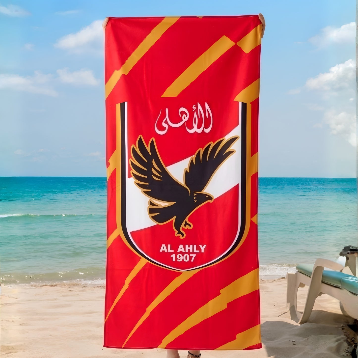 Al Ahly FC Microfiber Beach Towel