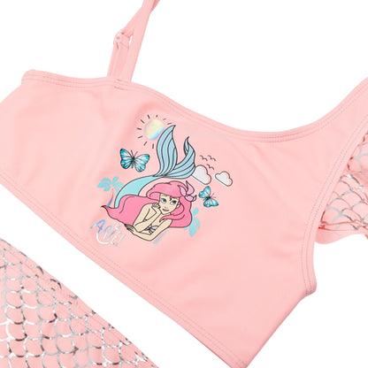 Ariel Little Mermaid Bright Coral Bikini
