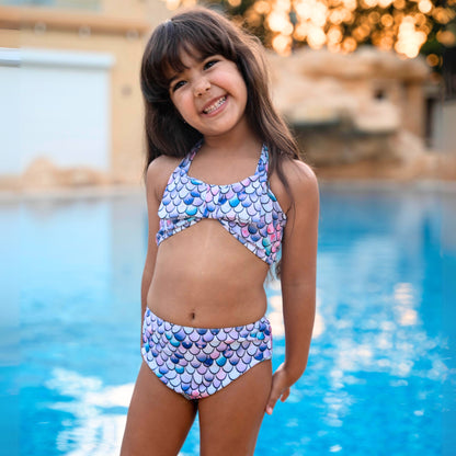 Mermaid Scale Purple Bikini (Model A)