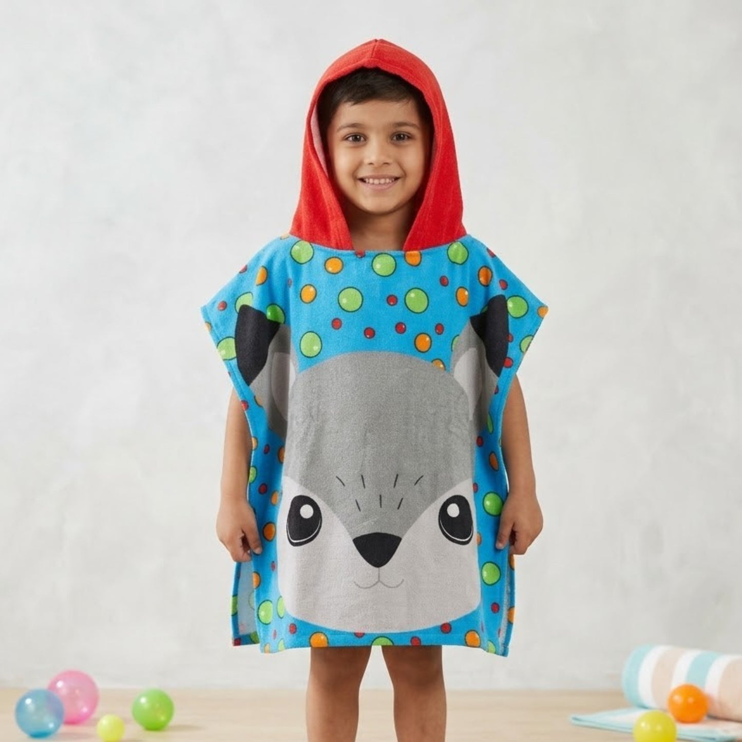 Baby Fox Beach Poncho