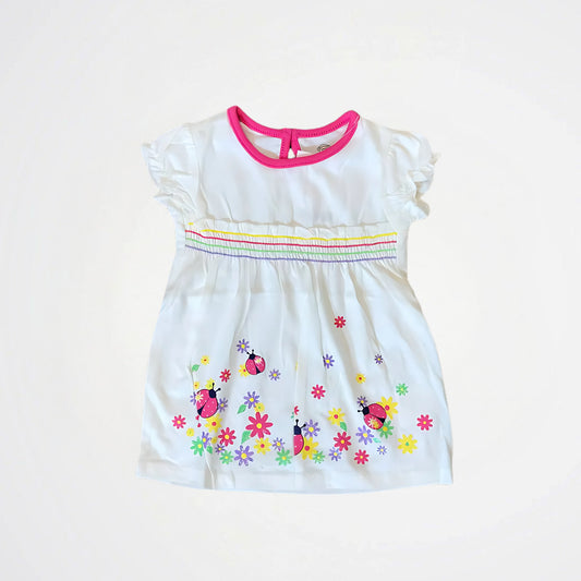 Baby Bugs White Cotton Blouse