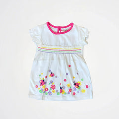 Baby Bugs White Cotton Blouse