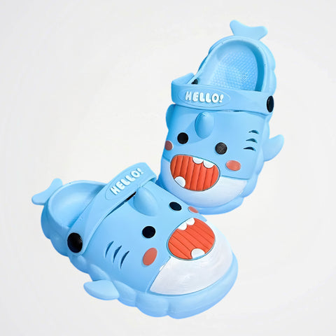 Baby Shark Light Blue Clogs