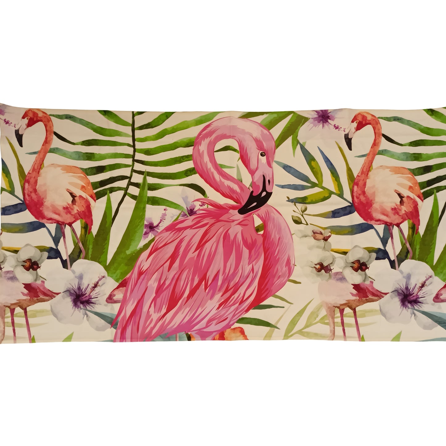 Flamingos Pose Microfiber Beach Towel