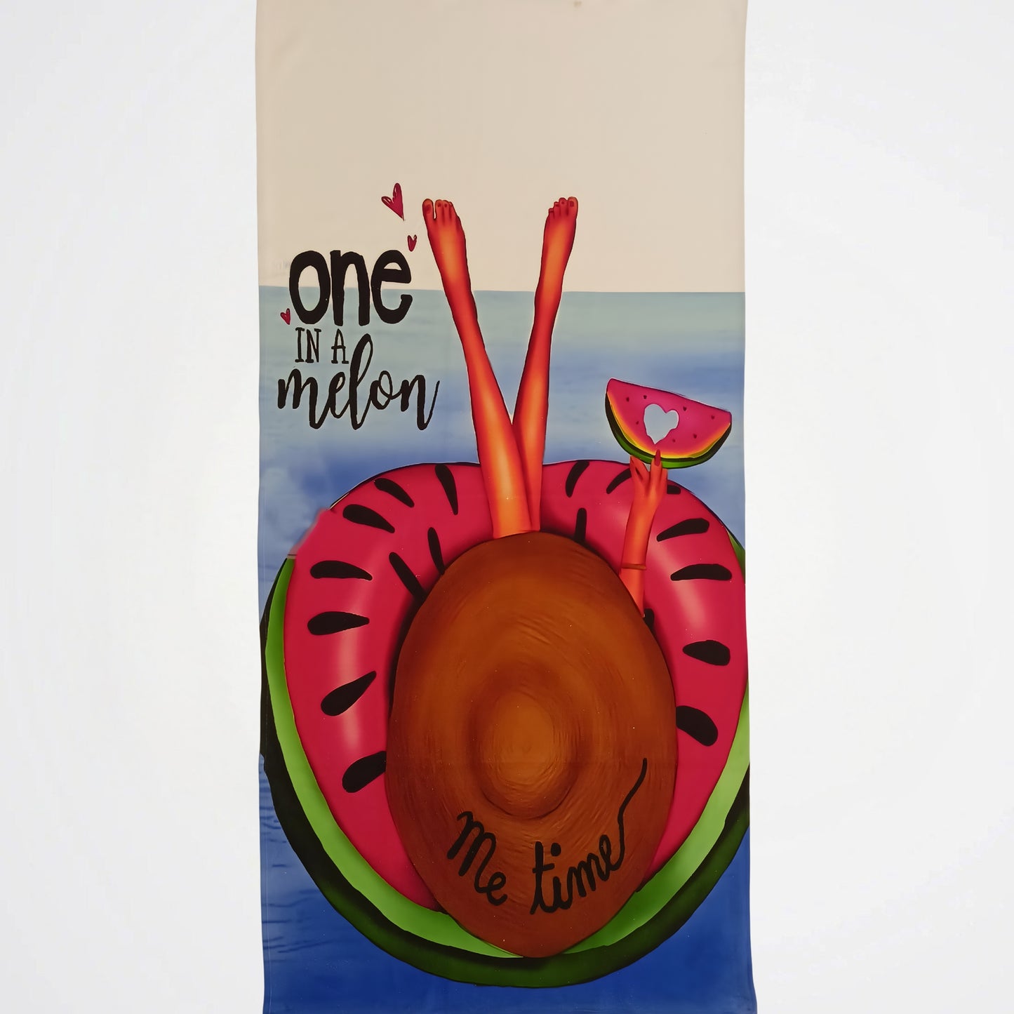 One In Melon Microfiber Beach Towel