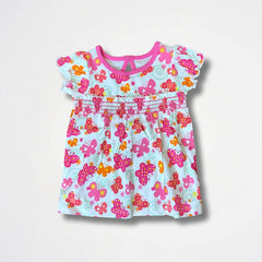 Butterfly Pink Cotton Blouse