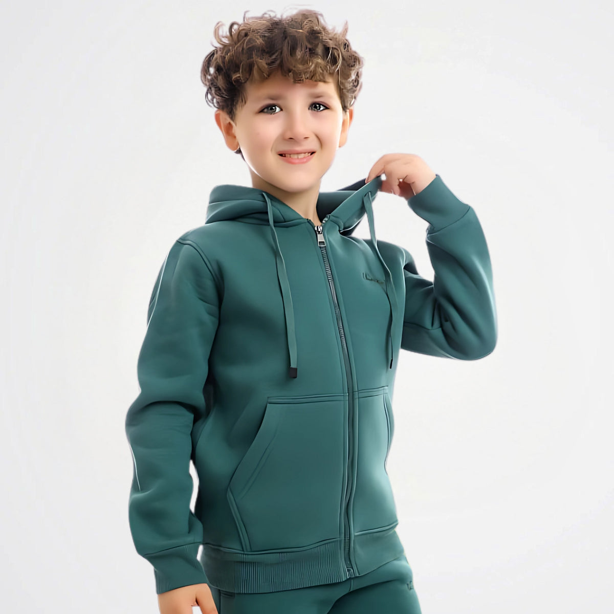 Basic Cotton Zipper Jacket