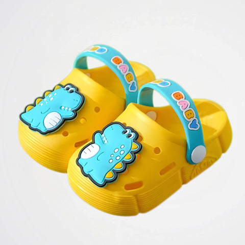 Dinosaur Baby Yellow Clogs