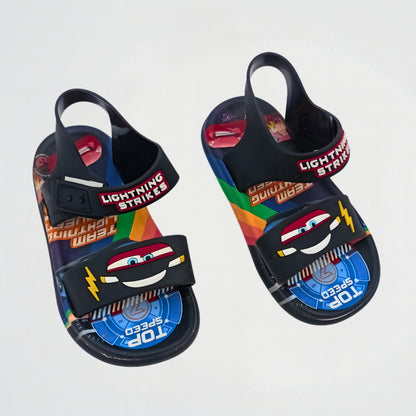 Lightning McQueen Black Rubber Sandal