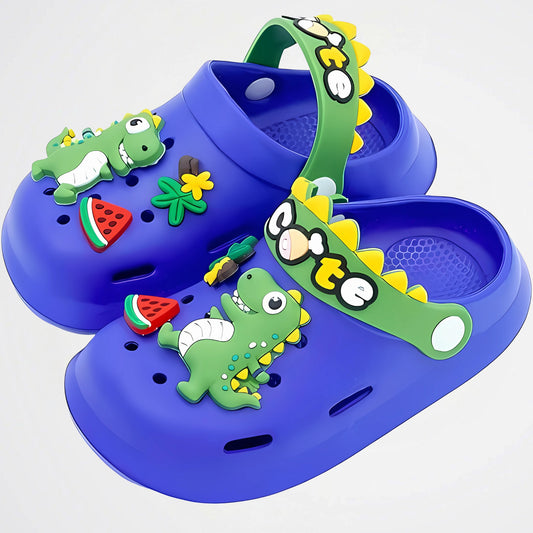 Dinosaur Blue Clogs