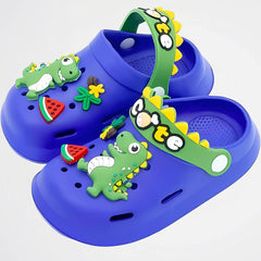 Dinosaur Blue Clogs