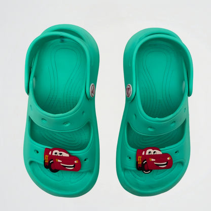 Lightning McQueen Turquoise Rubber Sandal