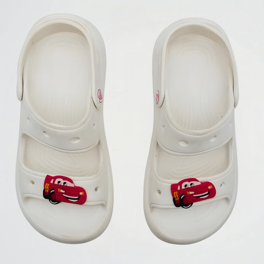 Lightning McQueen White Rubber Sandal