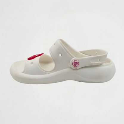 Lightning McQueen White Rubber Sandal