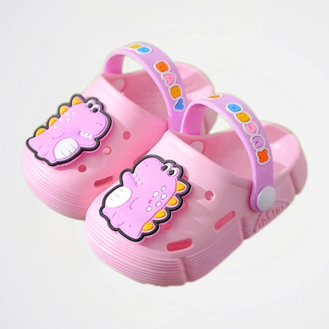 Dinosaur Baby Pink Clogs