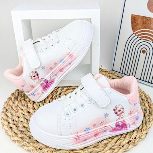 Frozen White/Pink Sneakers