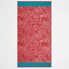 Greenwich Polo Club Red Leaves Cotton Beach Towel