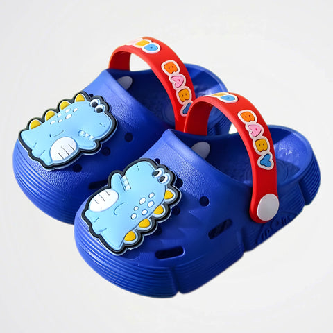 Dinosaur Baby Blue Clogs