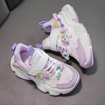 Unicorn White/Purple Sneakers