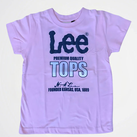 Printed Light Purple Cotton T-Shirt