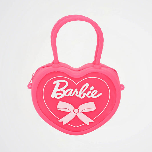 Barbie Fuchsia Heart Shaped Hand Bag