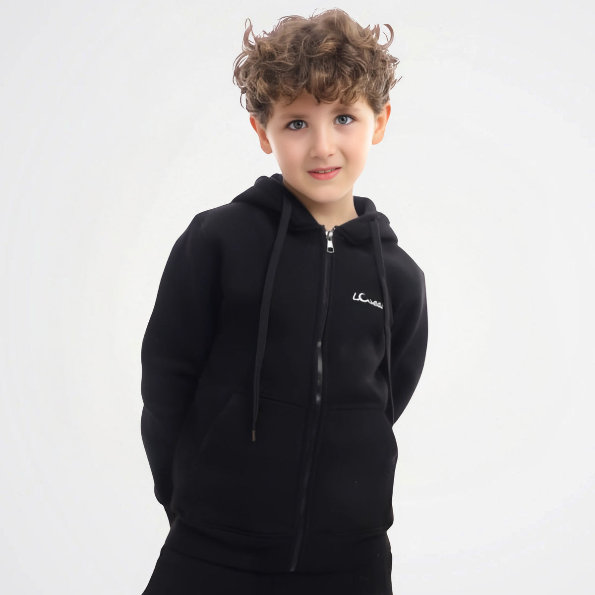 Basic Cotton Zipper Jacket