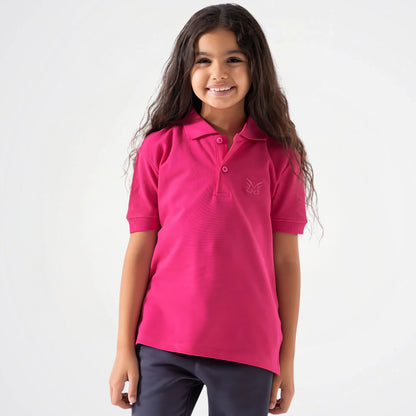 Basic Cotton Short-Sleeved Polo Shirt