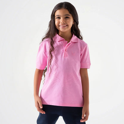Basic Cotton Short-Sleeved Polo Shirt
