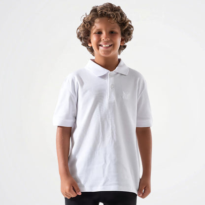 Basic Cotton Short-Sleeved Polo Shirt