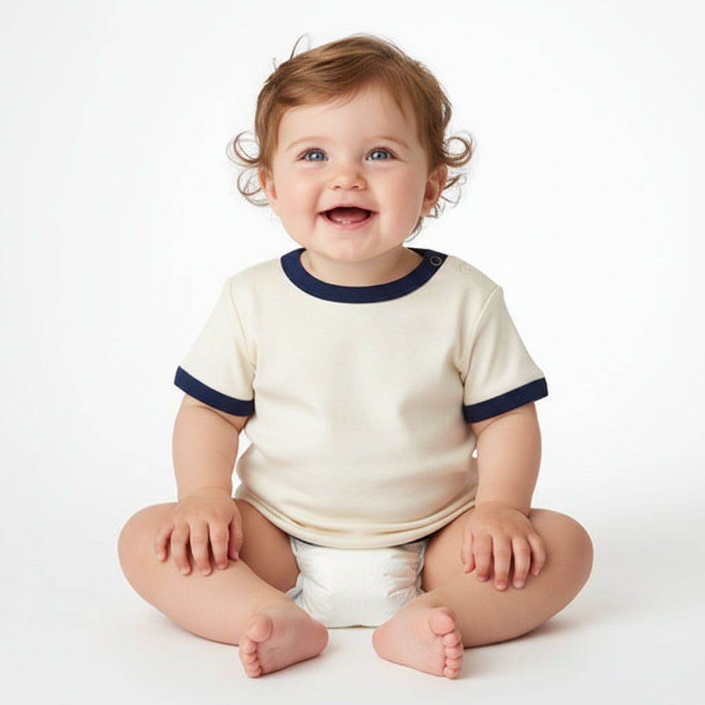 Basic Beige Cotton T-Shirt