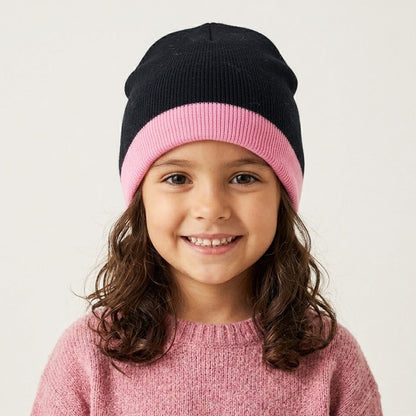 Basic Black/Pink Fleece Ice Cap