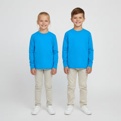 Basic Blue Cotton T-Shirt