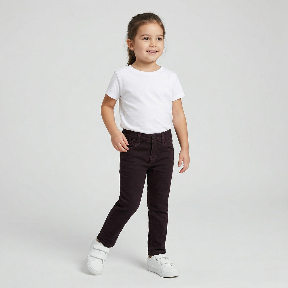 Basic Brown Denim Pants