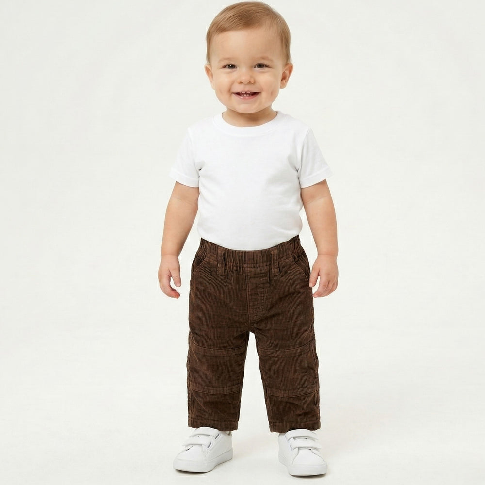 Basic Brown Gabardine Pants