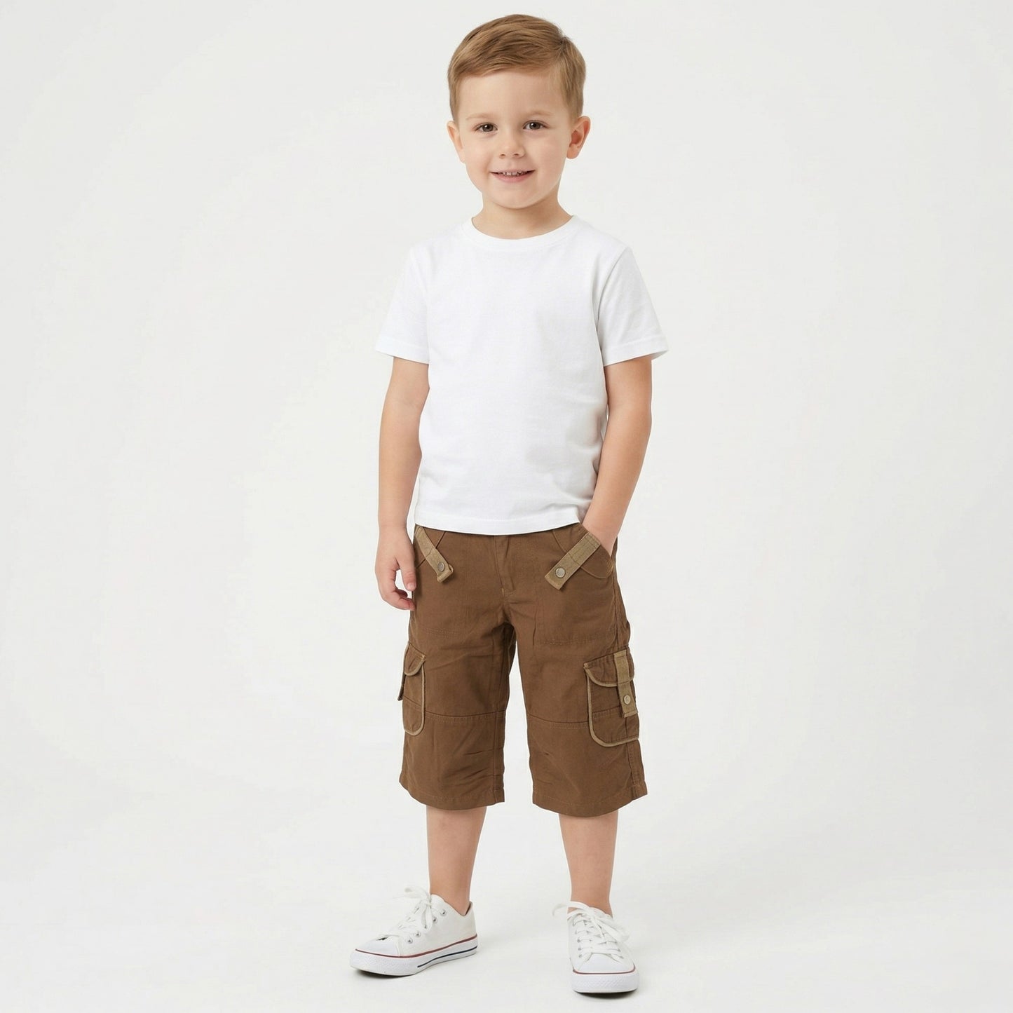 Basic Brown Cargo Short