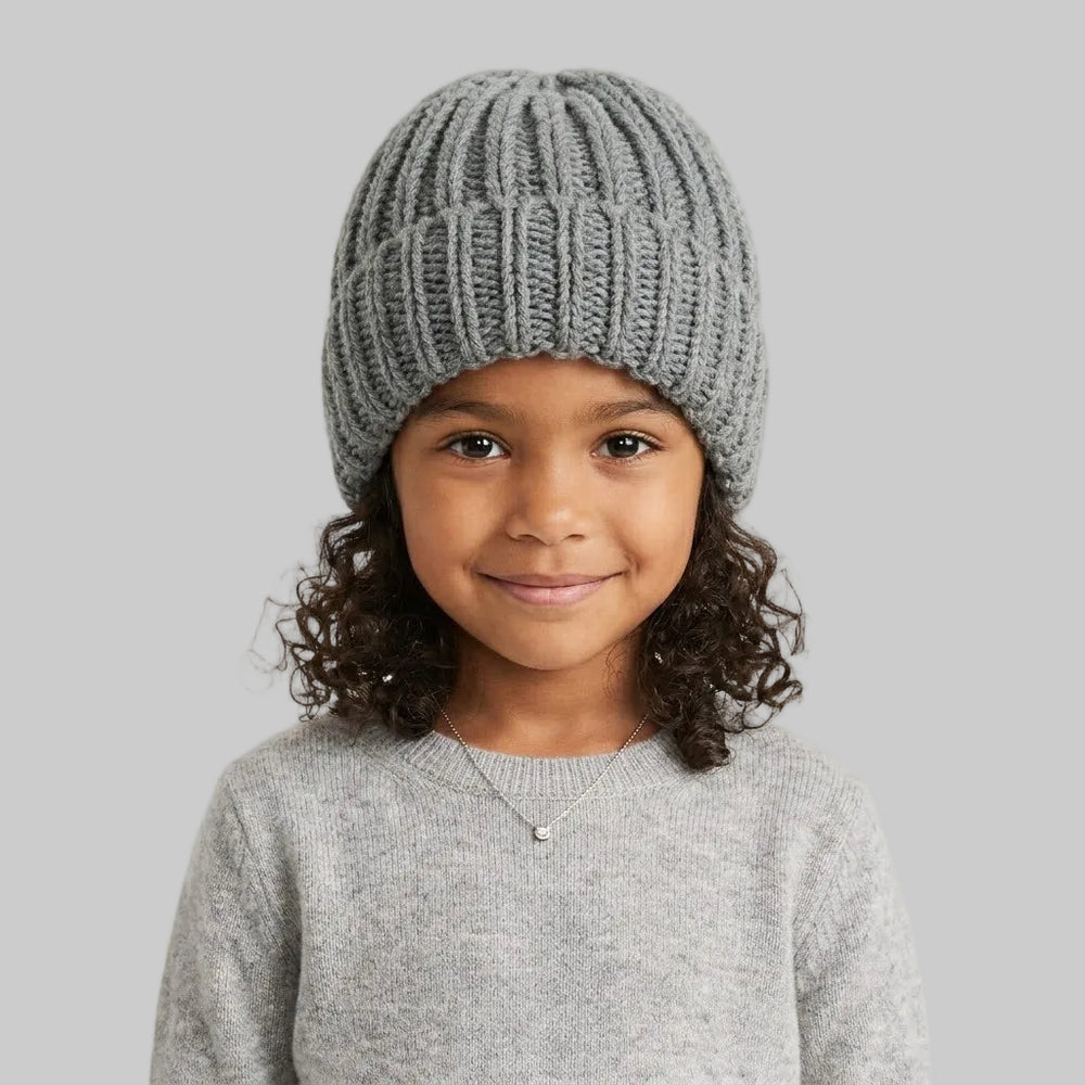 Basic Grey Wool Ice Cap (Model 02)