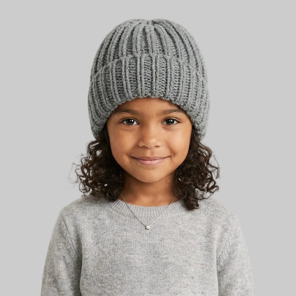 Basic Grey Wool Ice Cap (Model 02)