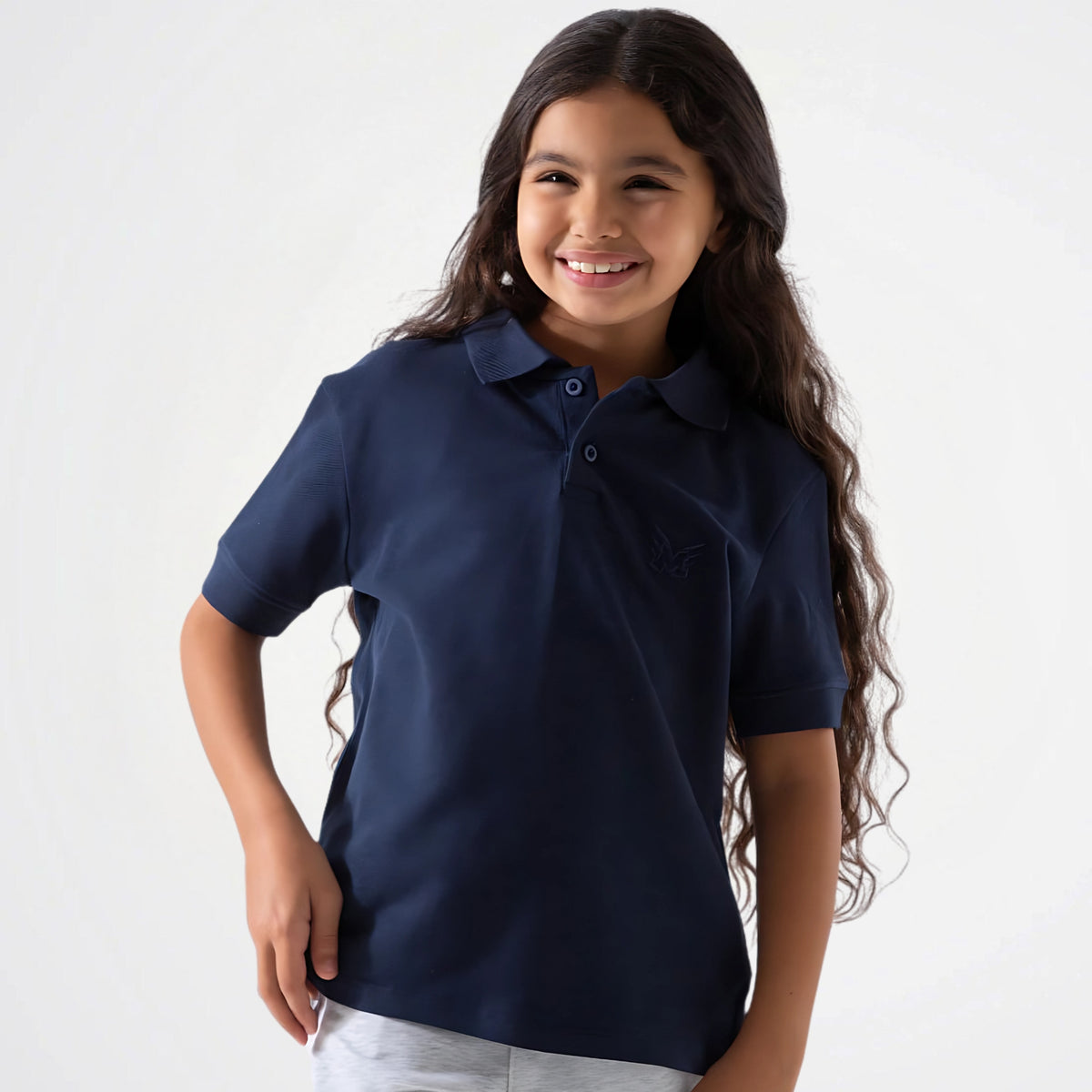 Basic Cotton Short-Sleeved Polo Shirt
