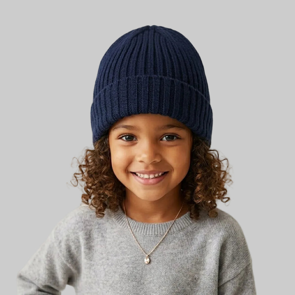 Basic Navy Wool Ice Cap (Model 02)