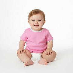 Basic Pink Cotton T-Shirt