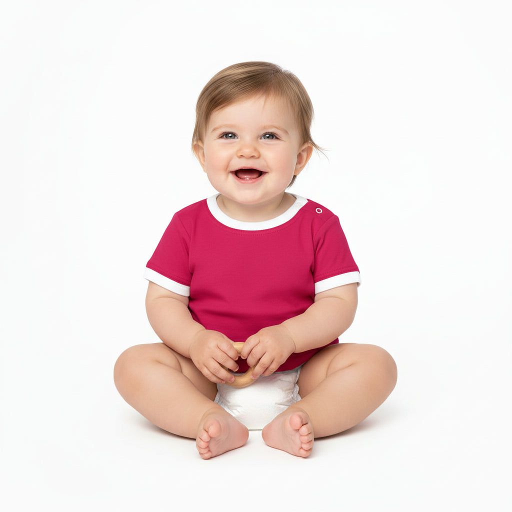 Basic Red Cotton T-Shirt